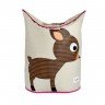 3sprouts laundry hamper deer closed