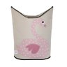 3sprouts laundry hamper swan closed