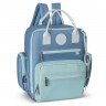 mochila maternidade masterbag baby urban colors azul 01