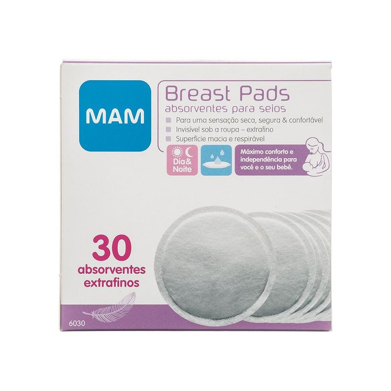 absorvente para seios mam breast pads 30 unidades 01