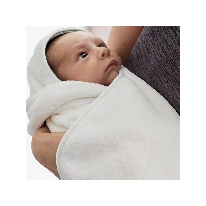 toalha de banho donna laco bebe com capuz comfort 80x100cm 0 36m branco 01